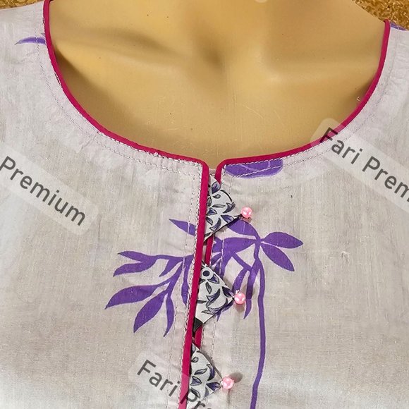 Asim Jofa 3PC Printed Lawn Cambric Cotton Shalwar Kameez Pakistani/Indian S/35 - Picture 9 of 11